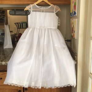 Never-worn communion/flower girl dress